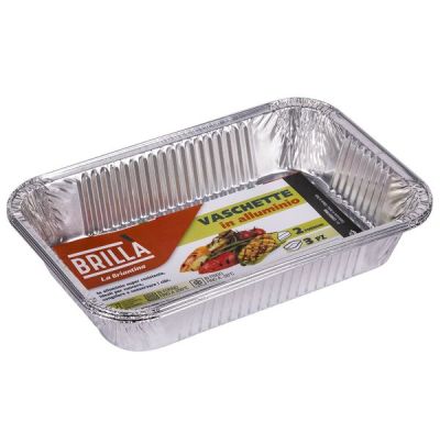 Récipient Alimentaire En Aluminium 2 Portions