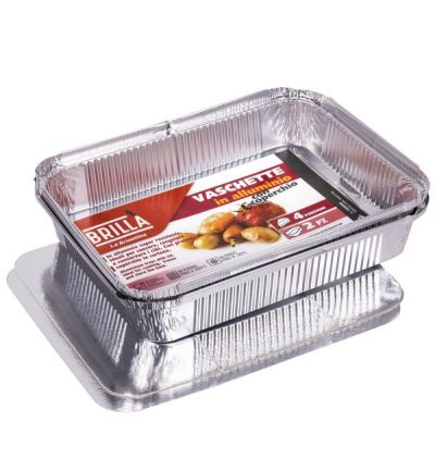 Récipient Alimentaire En Aluminium 4 Portions