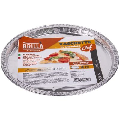 Récipient Alimentaire En Aluminium Pour La Pizza 23.5Cm