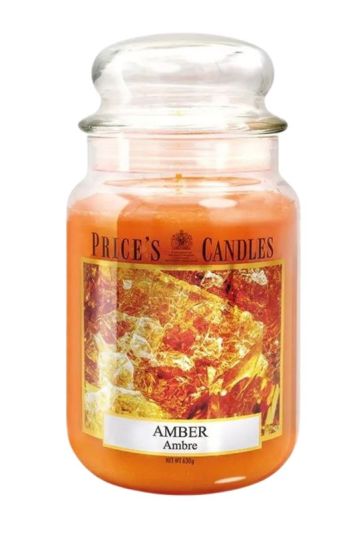 Große Kerze Amber 630G