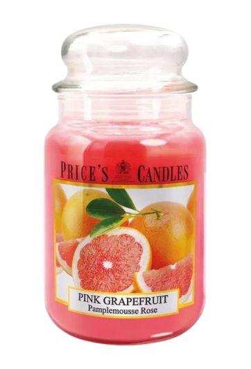Große Kerze Pink Grapefruit 630G