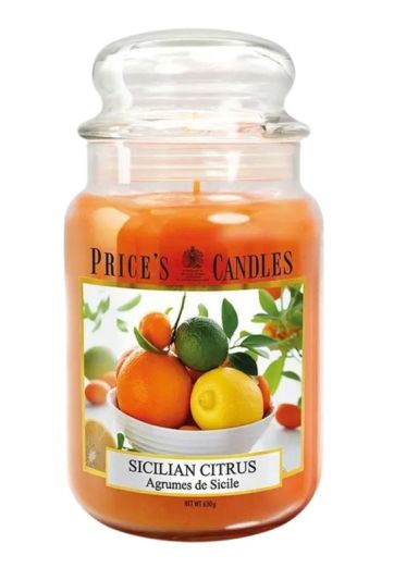 Große Kerze Sicilian Citrus 630G