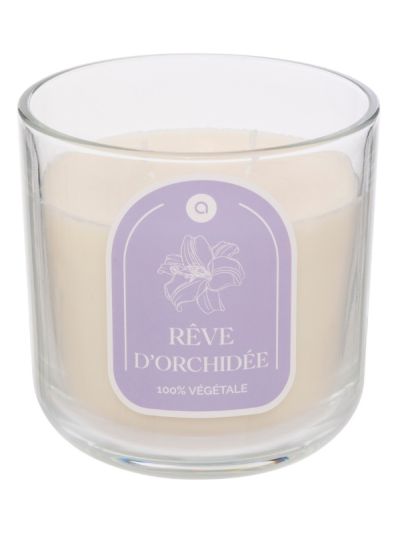Bougie Parfumée Avec Pot En Verre Floa Orchidée 350G