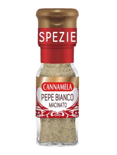 CANNAMELA Gemahlener Weißer Pfeffer 28G