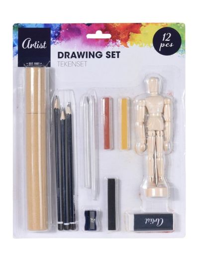  Kit Artistico 12 Pezzi 