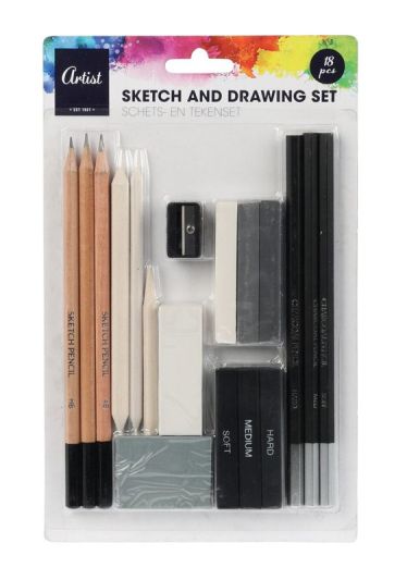  Set Per Bozze E Disegni 18 Pezzi 