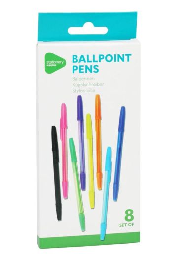  Set Penne Assortite 8 Pezzi 