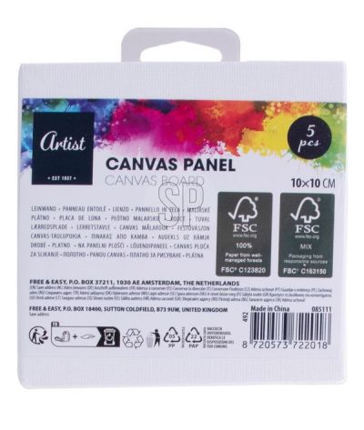  Malerei Leinwand 5 Stücke 10X10Cm