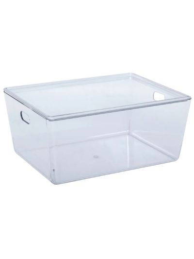 Organisateur En Plastique Selena Avec Couvercle 35X26X15Cm