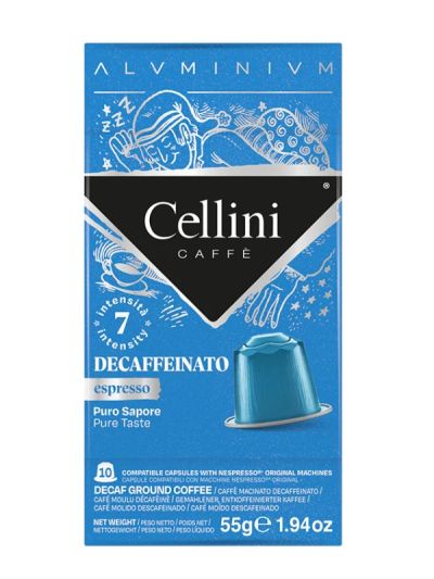 CELLINI Capsule Caffè Decaffeinato Intensità 7 10 Pezzi 