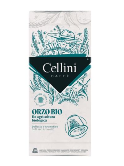 CELLINI Capsule Caffè Orzo Bio 10 Pezzi 