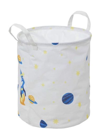 Corbeille À Jouets Sur Le Thème De L'Espace 50X32Cm