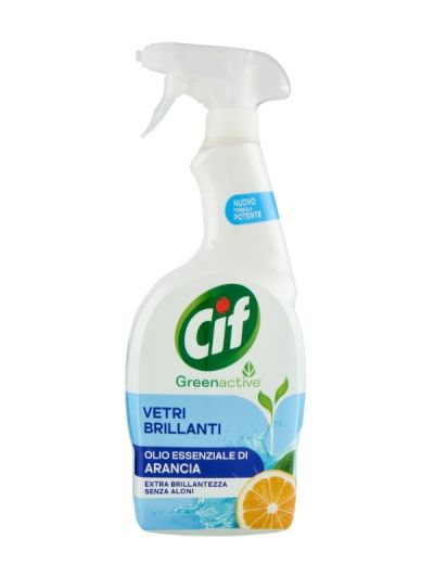 CIF Spray Greenactive Brillantglas Ätherisches Öl Orange 650Ml