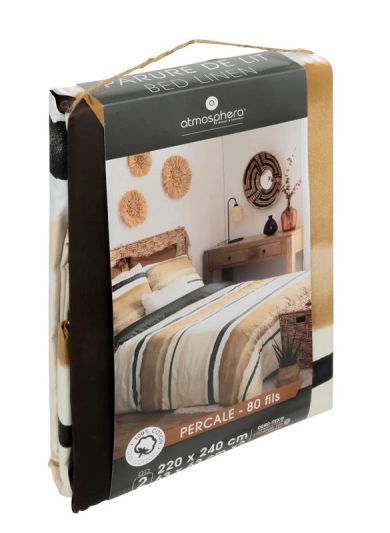 Doppelbettgarnitur Hana Aus Bedruckter Baumwolle 240X220Cm