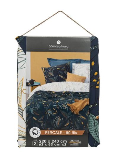 Doppelbettgarnitur Kepas Aus Bedruckter Baumwolle 240X220Cm