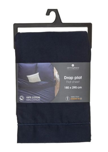 Einzelbettlaken Aus Baumwolle Tinte 180X290Cm