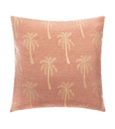 Housse De Coussin Poudrée Avec Palmiers 40X40Cm