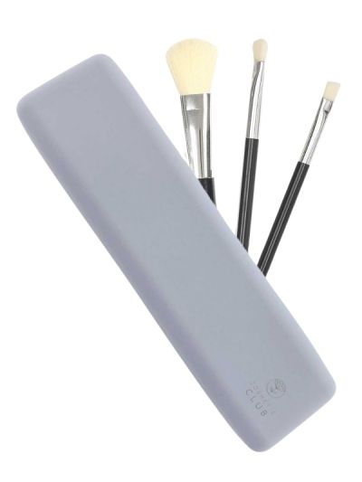  Étui En Silicone Pour Pinceaux De Maquillage 