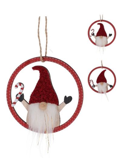 Weihnachtsanhängerzwerg2 Stücke9Cm - Sortiert