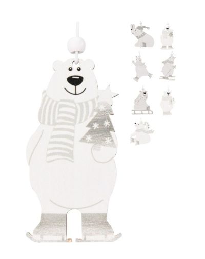 Weihnachtsanhängereisbär7Cm