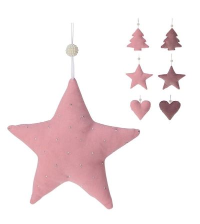 Weihnachtsanhängerrose13Cm - Sortiert