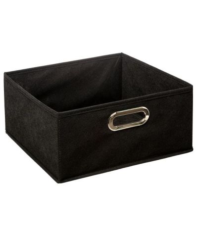 Corbeille En Tissu Mix N Modul Noir 31X15Cm