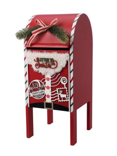 Metall Weihnachtsdeko Briefkasten 44X20Cm
