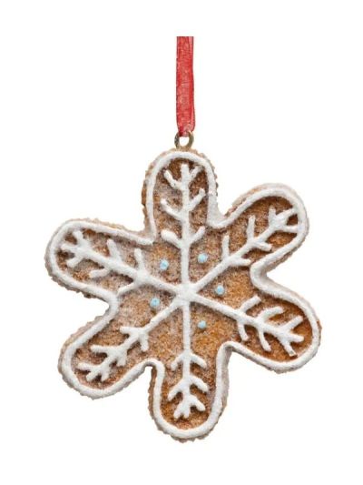 Weihnachts-Anhänger Schneeflocke Cookie 8Cm
