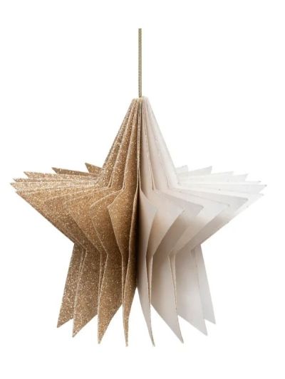 Weihnachts-Anhänger Papier Stern 14Cm