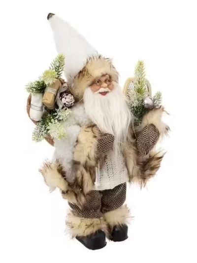 Deco Natalizia Babbo Natale 17X30Cm