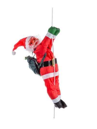 Deco Natalizia Babbo Natale Da Appendere 34,5X26,5Cm