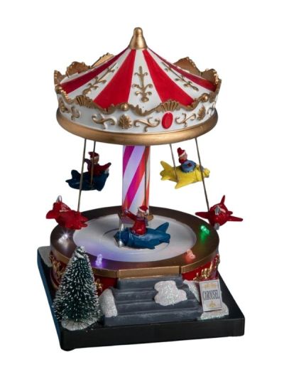 Accessorio Per Villaggio Di Natale Carosello 12X19Cm