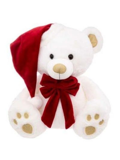 Weihnachtsdeko Teddybär Mit Hut 48Cm