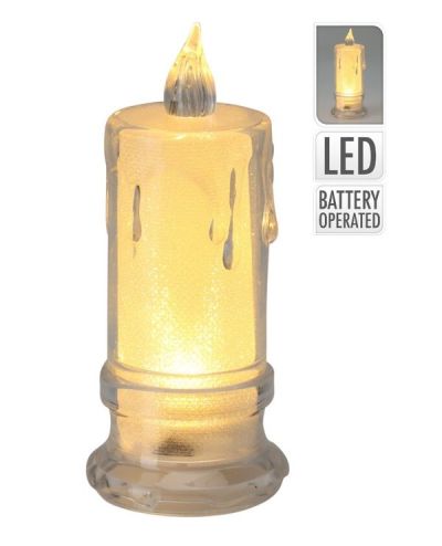 Candela Natalizia Led 5X11Cm 