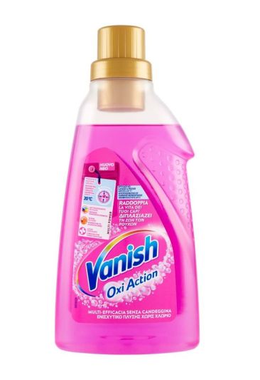 VANISH Wäschefleckenentferner Oxy Action Gel Rosa 750Ml