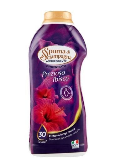 SPUMA DI SCIAMPAGNA Konzentrierter Weichspüler Edler Hibiskus 600Ml