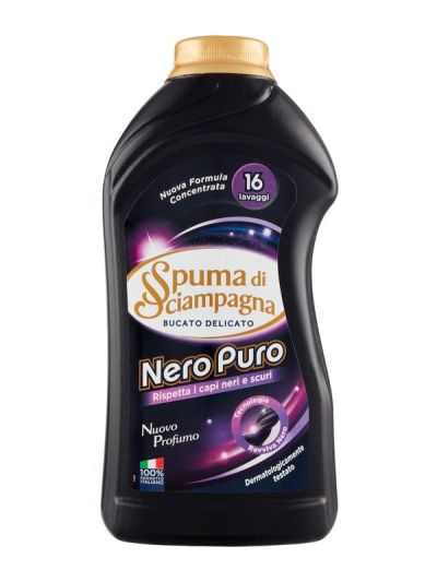 SPUMA DI SCIAMPAGNA Flüssigwaschmittel Reines Schwarz 800Ml