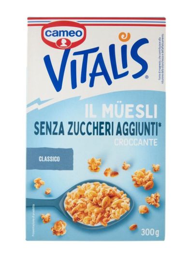 CAMEO Vitalis Muesli Classique Sans Sucre Ajouté 300G