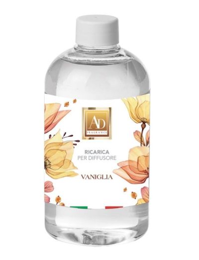  Ricarica Per Diffusore Con Bastoncini Vaniglia 250Ml