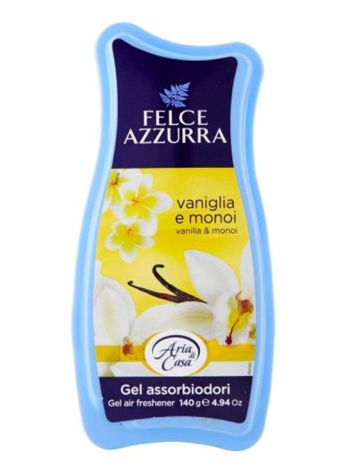 FELCE AZZURRA Gel Absorbeur D'Odeurs Vanille Et Monoï 140G