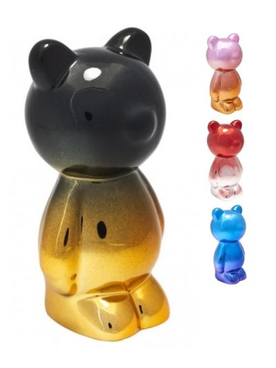 Deko-Objekt Aus Keramik Bär Electroplate 10Cm - Sortiert