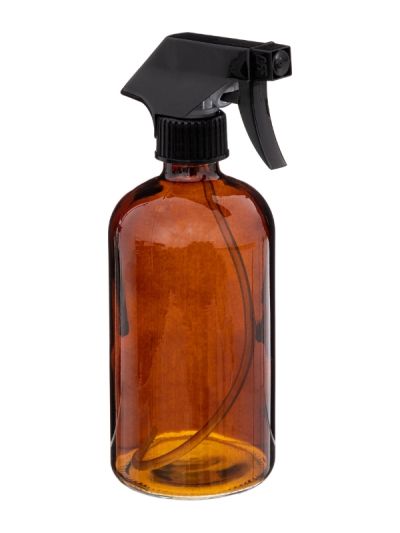 Braune Glas-Sprühflasche, 450 ml