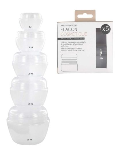 Accessoire Beauty Flacons De Maquillage 5 Pièces 