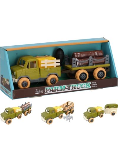 Jeu D'Enfant Ferme Avec Tracteur - Assortis