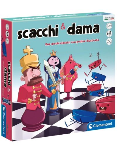 CLEMENTONI Gioco Di Società Scacchi&Dama 