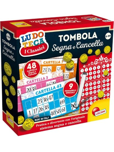 Gioco Di Società Tombola Segna E Cancella 