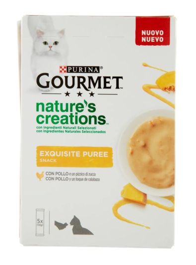 GOURMET Creamy Snacks Poulet Et Citrouille 5X10G