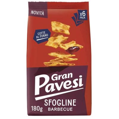 Gran Pavesi Cracker Sfogline Barbecue-Geschmack 180g