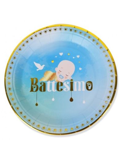 Article Party Baptême  Petite Assiette 18Cm