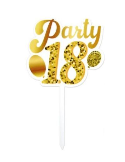 Articolo Party 18Esimo Deco Torta 11X17Cm